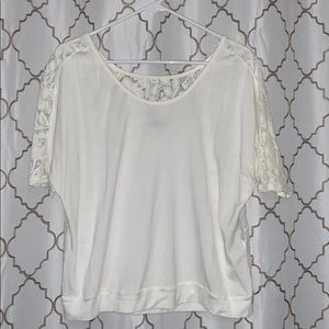 Express - Lace white top